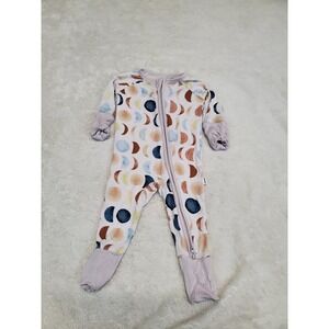 Little Sleepies Luna Neutral Zippy Bamboo Pajamas Baby Girl Boy Unisex Newborn